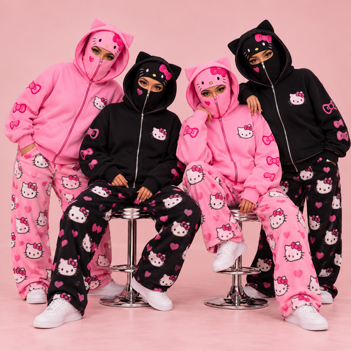 PinkKitty™ Balaclava Hoodies