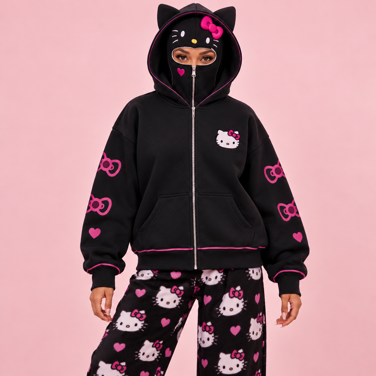 PinkKitty™ Balaclava Hoodies
